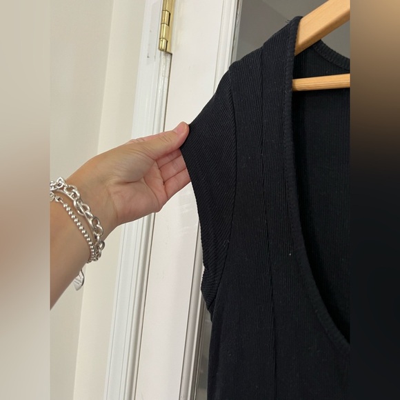 Free People Beach Magnolia Midi Dress - Size S - black - Picture 7 of 7